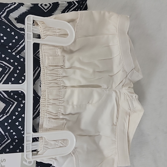 Carter's Black and White Dressy Shirt with White Shorts - Picture 5 of 6